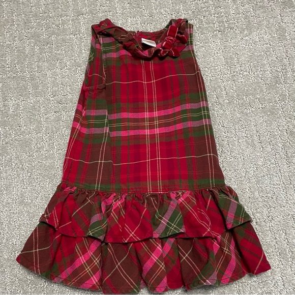 Gymboree Other - GYMBOREE Girls Size 3 Red Pink Plaid Dress